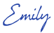 Emily's signature